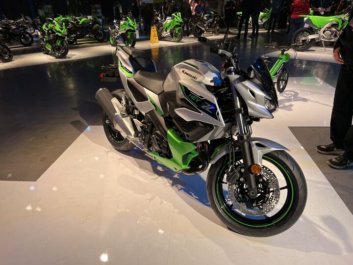 kawasakis 2024 north american dealer meeting, Ok it only has two wheels but it was cool enough to get my attention The new Ninja 7 Hybrid motorcycle offers great styling mileage and performance