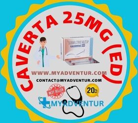 caverta 25mg (erectile Dysfunction) Men’s Tablets