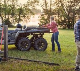 2025 polaris sportsman 570 6x6 has six wheel drive huge capability