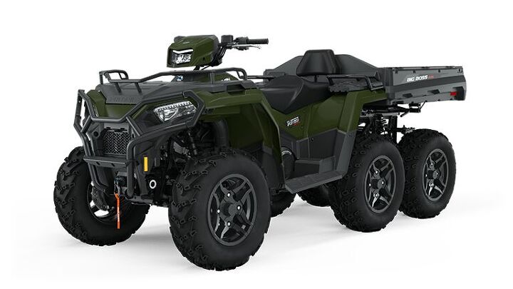 6 Wheeler Rizz 2025 Polaris Sportsman 570 6x6 Has Six-Wheel-Drive, Huge Capability ...