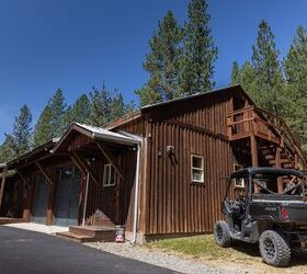 The Bunkhouse and attached gym are a great place for parties of up to ten people to park themselves at Alpine Falls. There's a communal kitchen, bunkbeds and a massive living room where everyone can convene after a long day on the trail. Photo Credit: WESTx1000