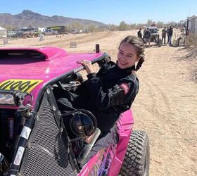 ten questions with eva star malabanan, Eva Star Malabanan is all smiles getting into her race Polaris Razor For Eva her race car is her happy place Photo Credit Courtesy of Eva Star Racing