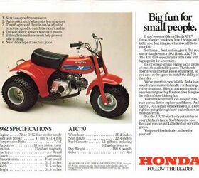 rippin thru time remembering hondas little red atv that could, The specifications changed somewhat from 1982 on after the second redesign