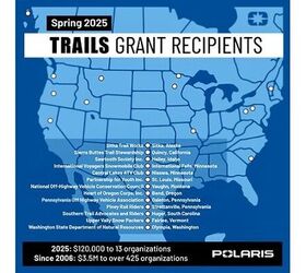 Polaris' Trail Grants Donates Over $120k In Spring 2025
