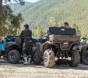 The steering damper effect pays real dividends: You’re nowhere near as tired or sore as you should be when you climb off at the end of the day. Credit: Kurt Spurlock